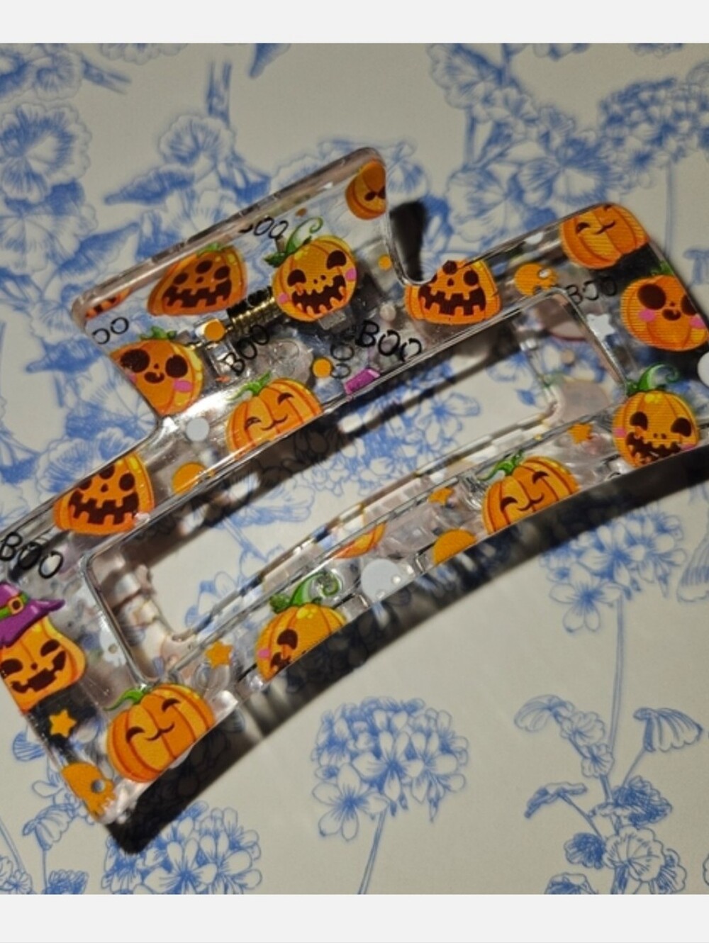 🎃Spooky Season Claw Clips-Pumpkin Party🎃